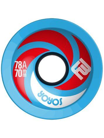 Skateboard Rollen
						Flying Wheels Yoyos 70 78A 52mm Wheels